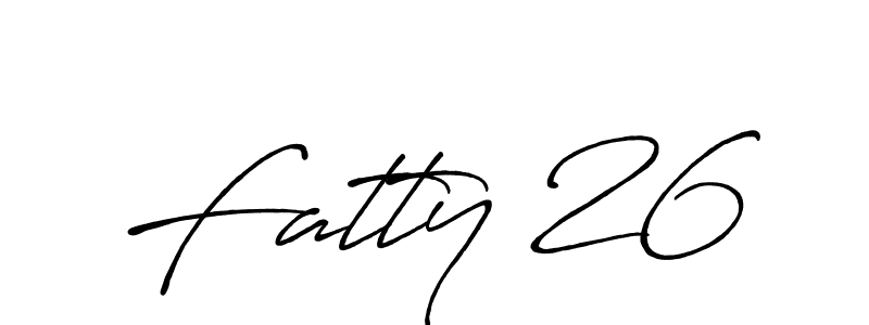 Check out images of Autograph of Fatty 26 name. Actor Fatty 26 Signature Style. Antro_Vectra_Bolder is a professional sign style online. Fatty 26 signature style 7 images and pictures png